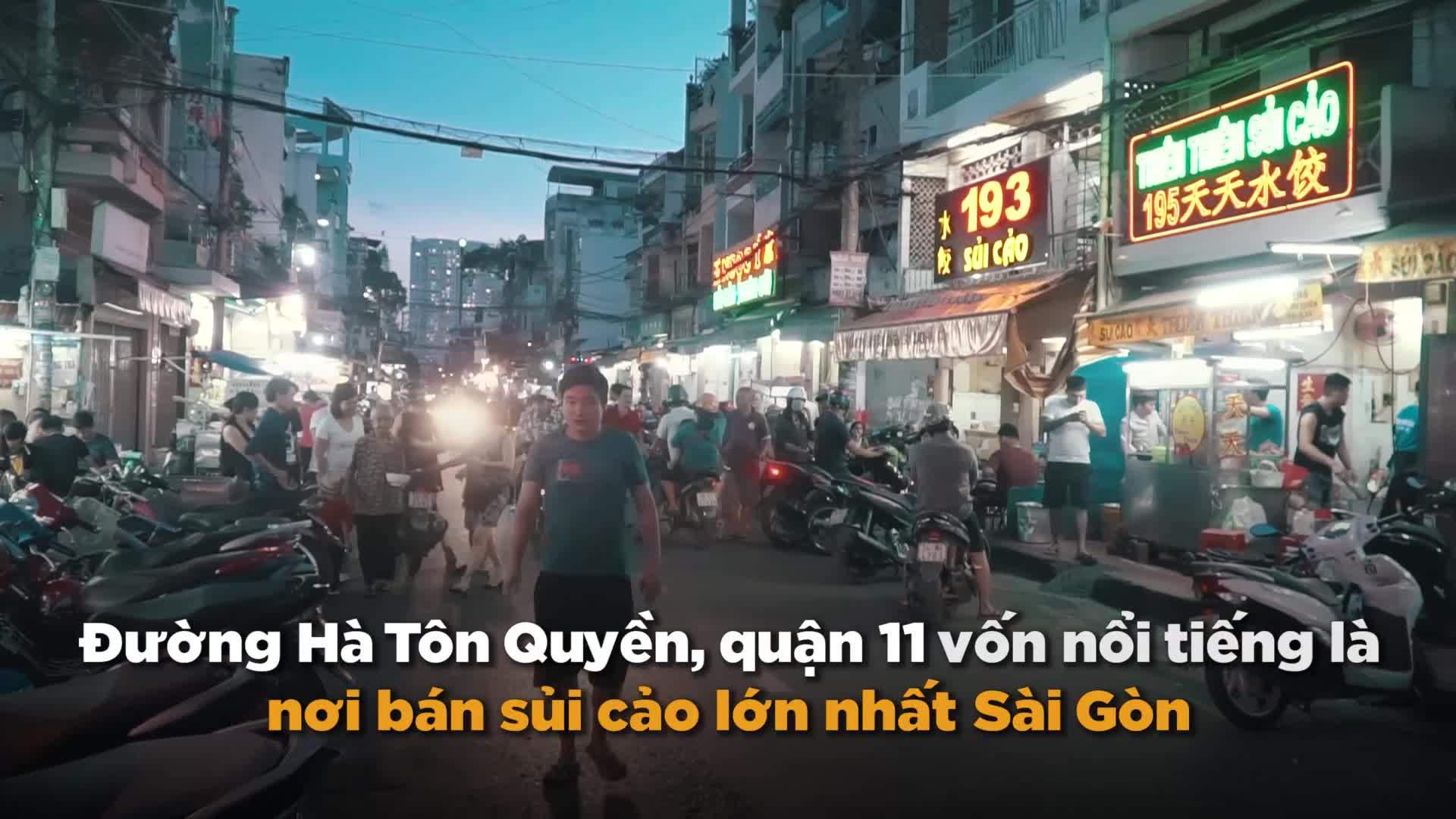 Con đường bán sủi cảo gốc Hoa dài nhất ở Sài Gòn
