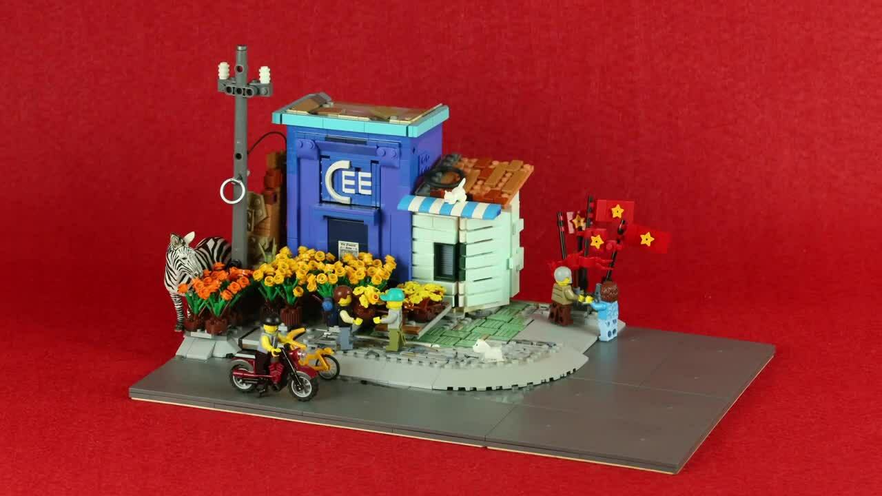 Chàng trai Sài Gòn tái hiện Tết qua Lego