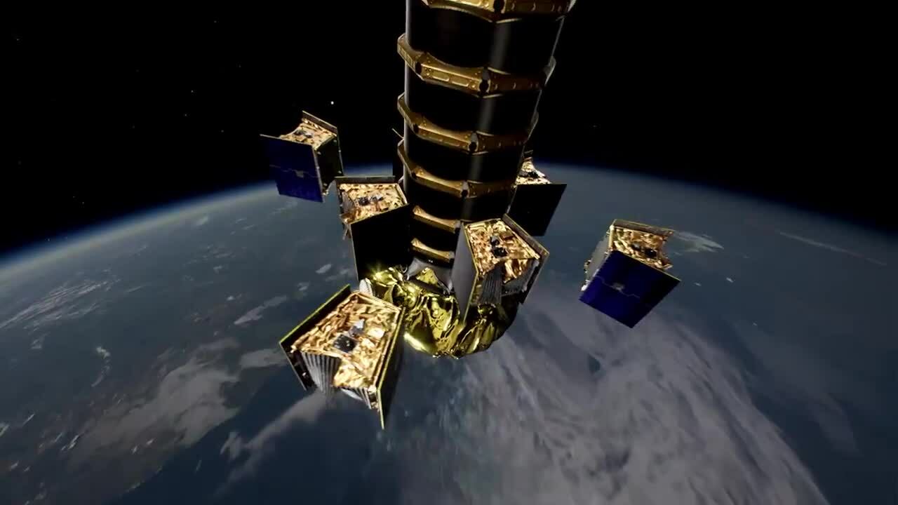 Tên lửa Nga phóng cùng lúc 34 vệ tinh 18 Tên lửa của Nga phóng cùng lúc 34 vệ tinh